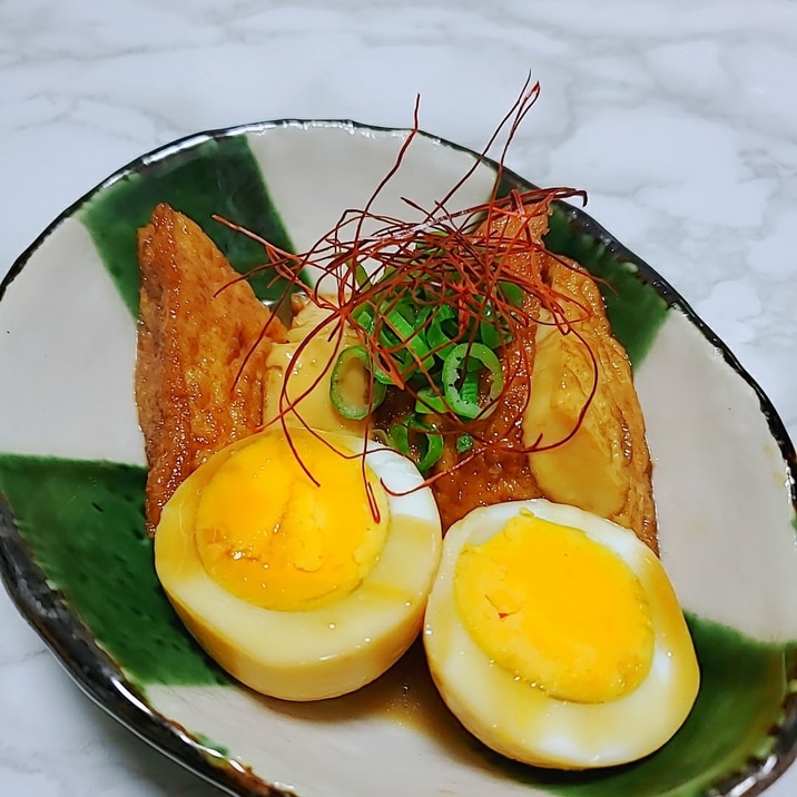 厚揚げと卵の中華煮